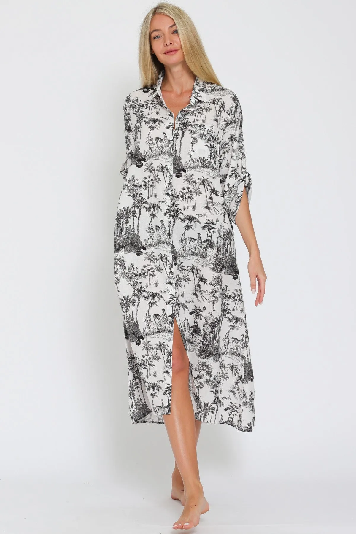 Precious Cargo Button Down Dress