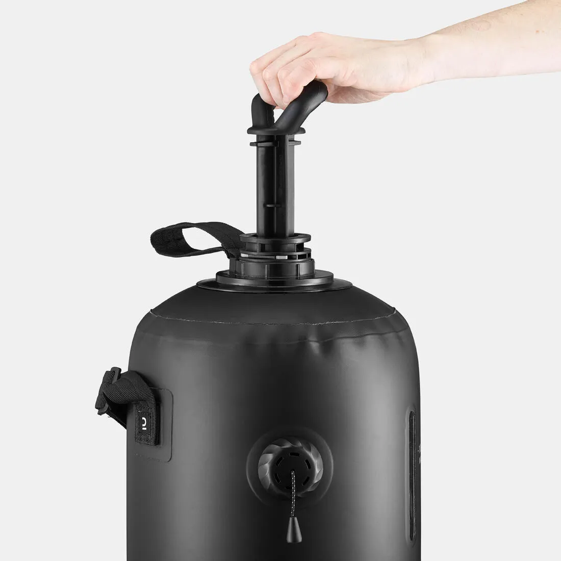 PRESSURE SOLAR CAMPING SHOWER - 10 LITRES