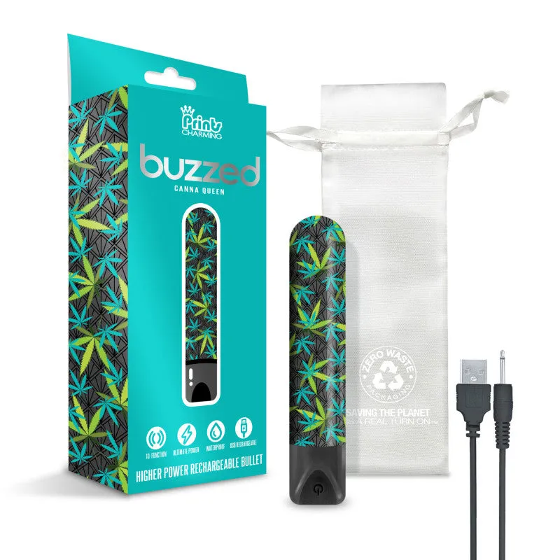 Prints Charming Buzzed Higher Power Rechargeable Bullet - Cana Queen