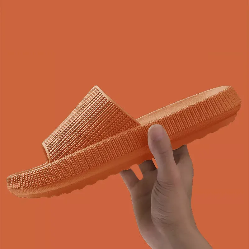 "ESSENTIAL" Sandales Claquettes en plastique orange - URB1™