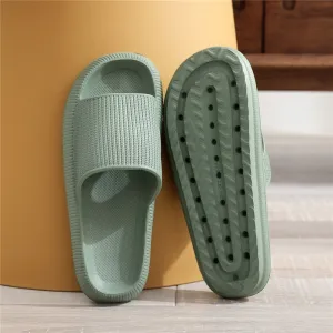 "ESSENTIAL" Sandales Claquettes en plastique vert - URB1™
