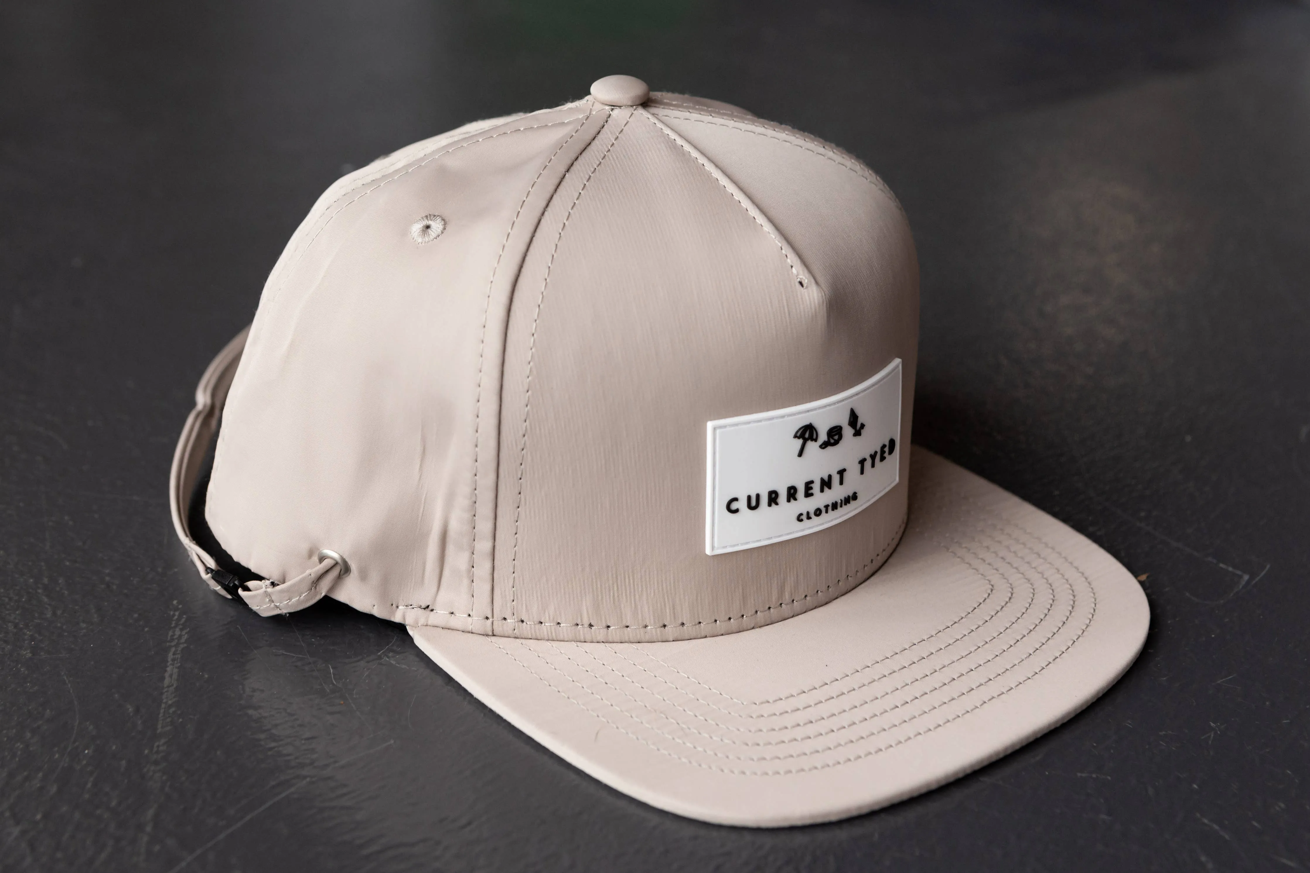 "Shae'd" Waterproof Snapback - Beige