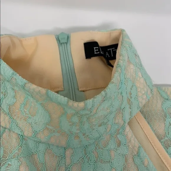 Revolve Elliatt dress Revolve cocktail Lace Halter cocktail dress teal XS