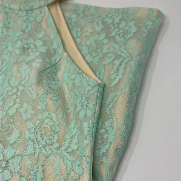 Revolve Elliatt dress Revolve cocktail Lace Halter cocktail dress teal XS