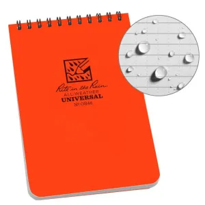 Rite in the Rain NoOR46 Top Spiral 4x6 Notebook Universal Orange