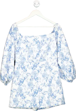 River Island Blue Floral Dress UK 12