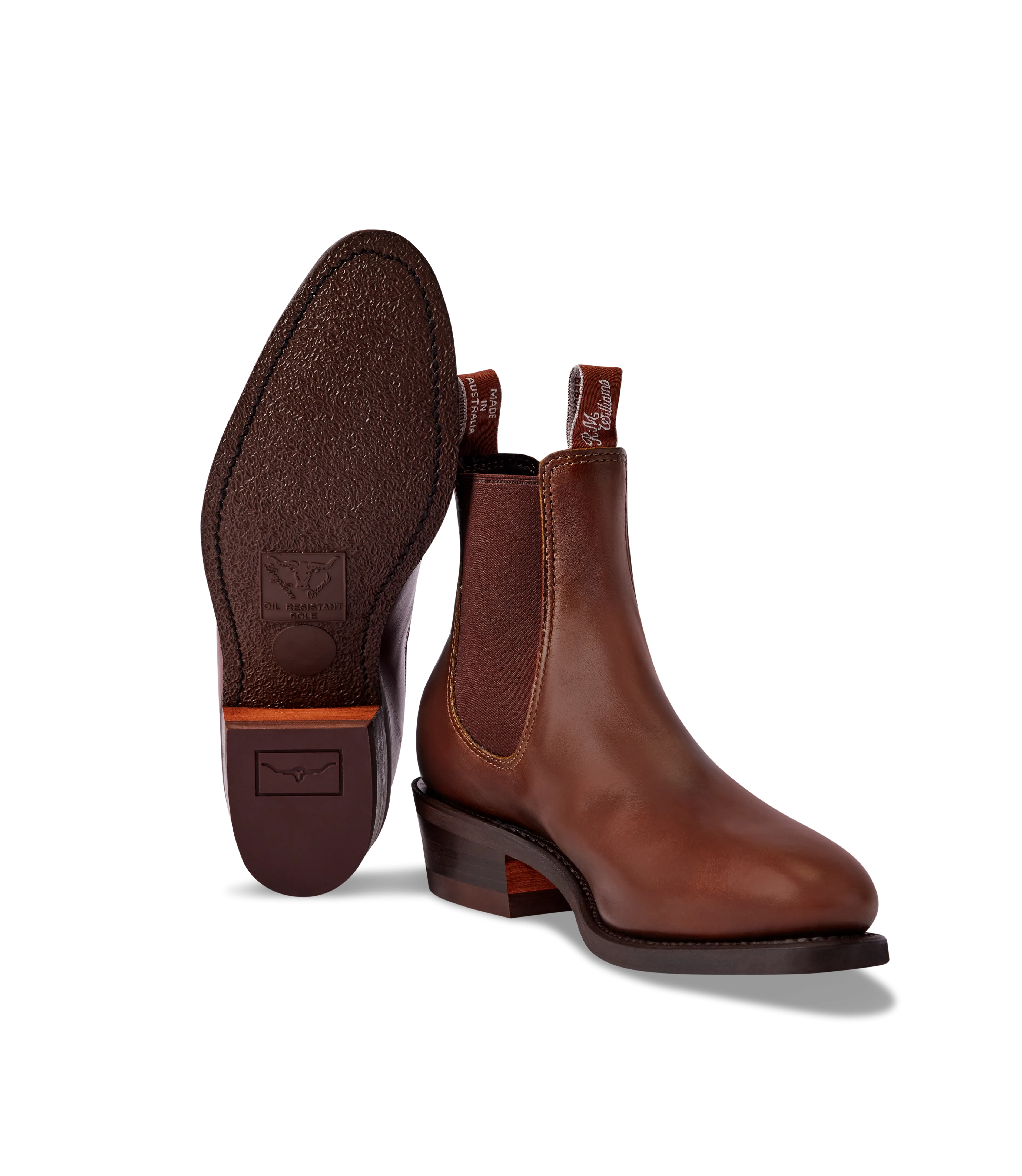 R.M. Williams Comfort Lady Yearling Boot - D Fit - Mid Brown
