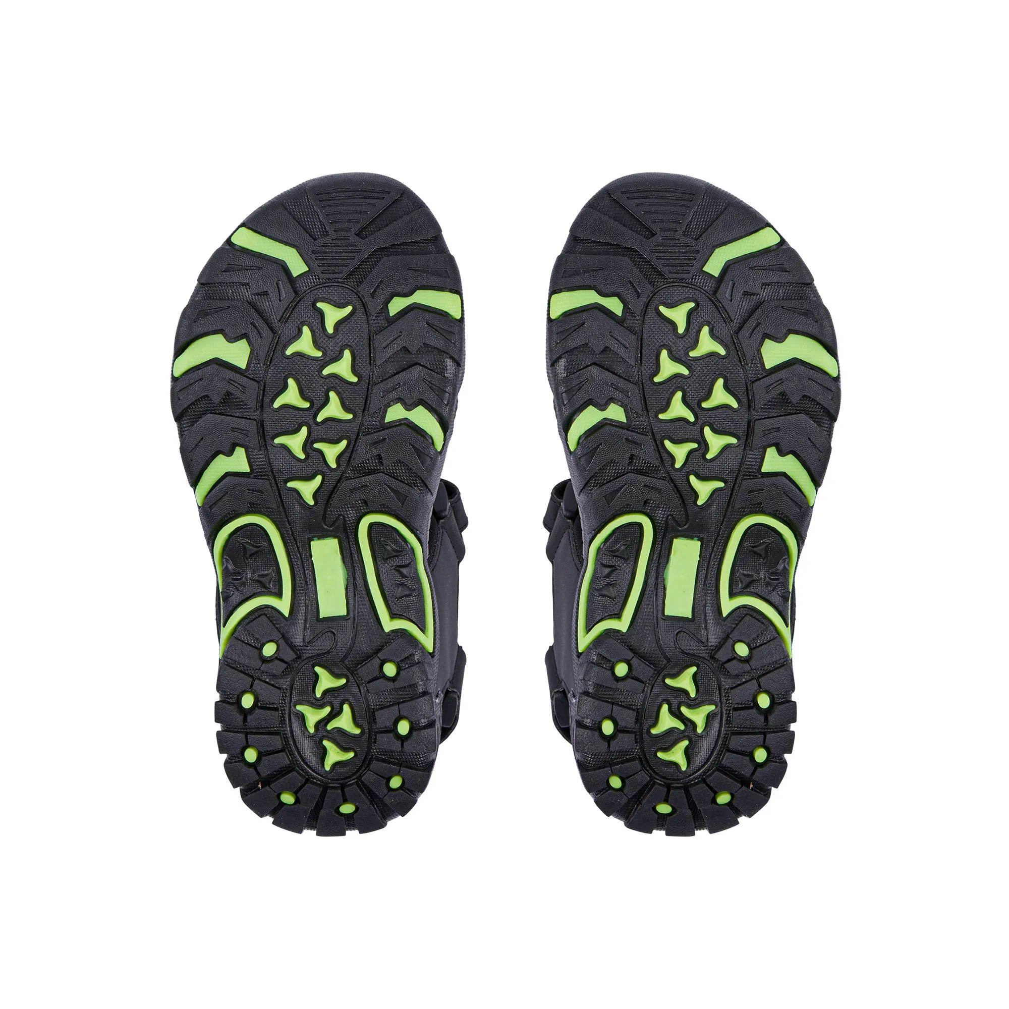 Rock Boys Outdoor Adjustable Sandal Black/Lime