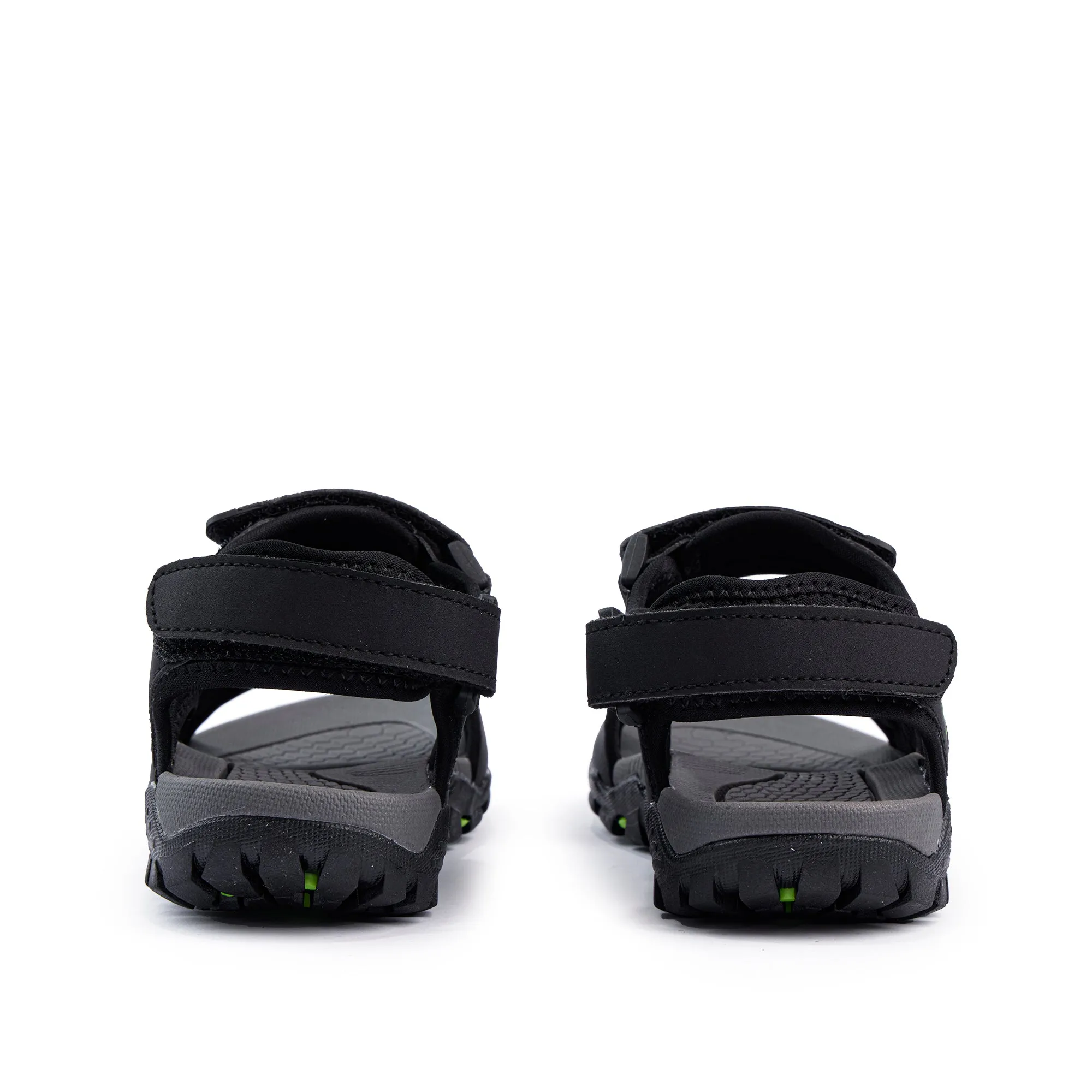 Rock Boys Outdoor Adjustable Sandal Black/Lime