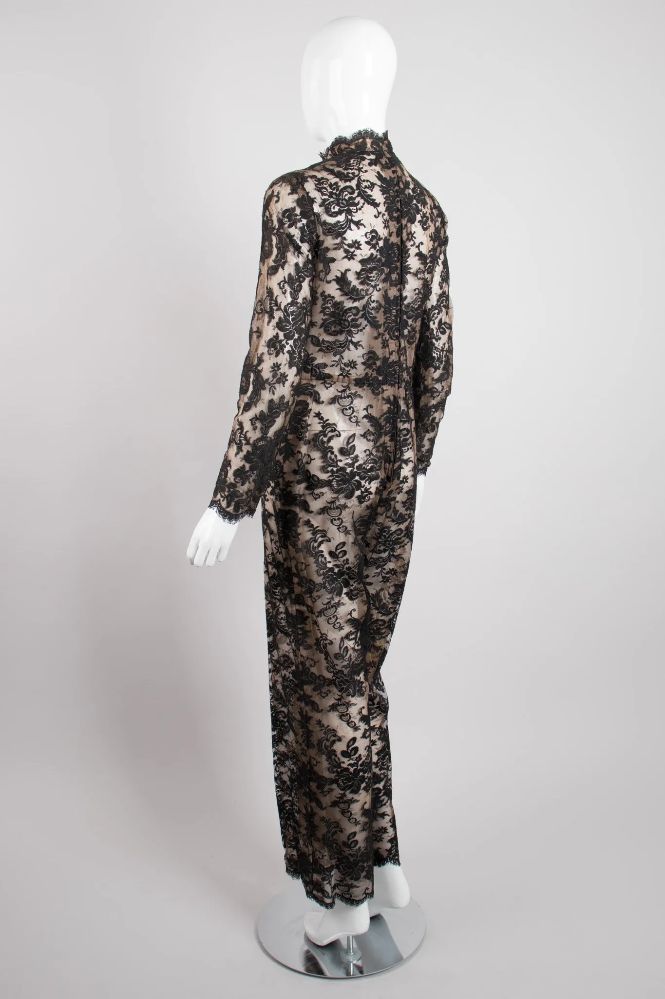 Sheer Lace Jumpsuit