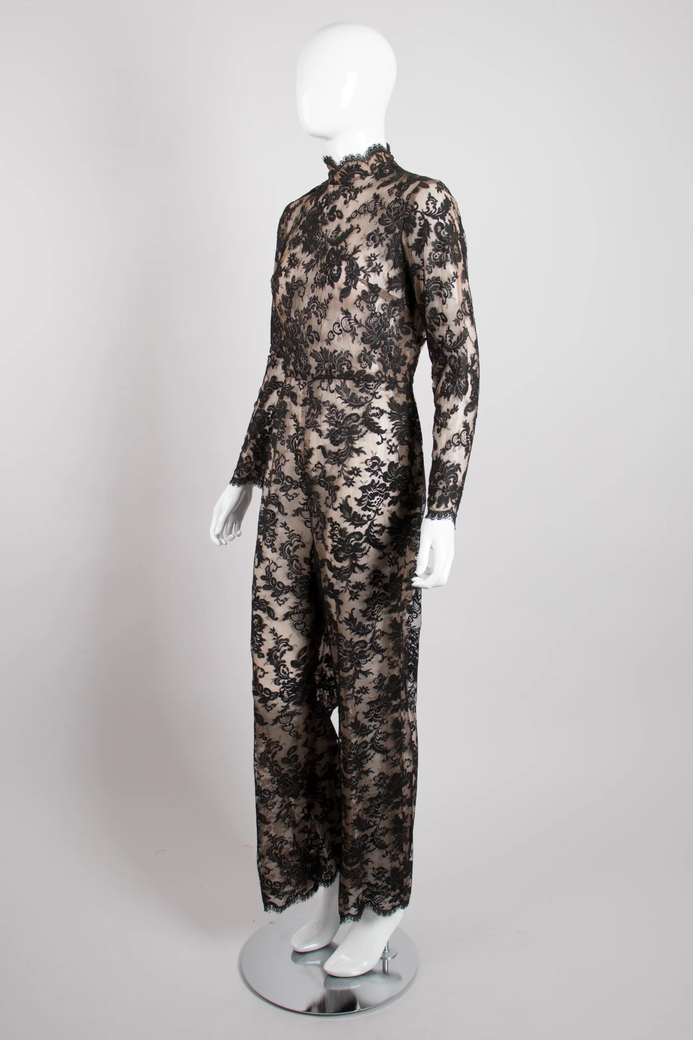 Sheer Lace Jumpsuit