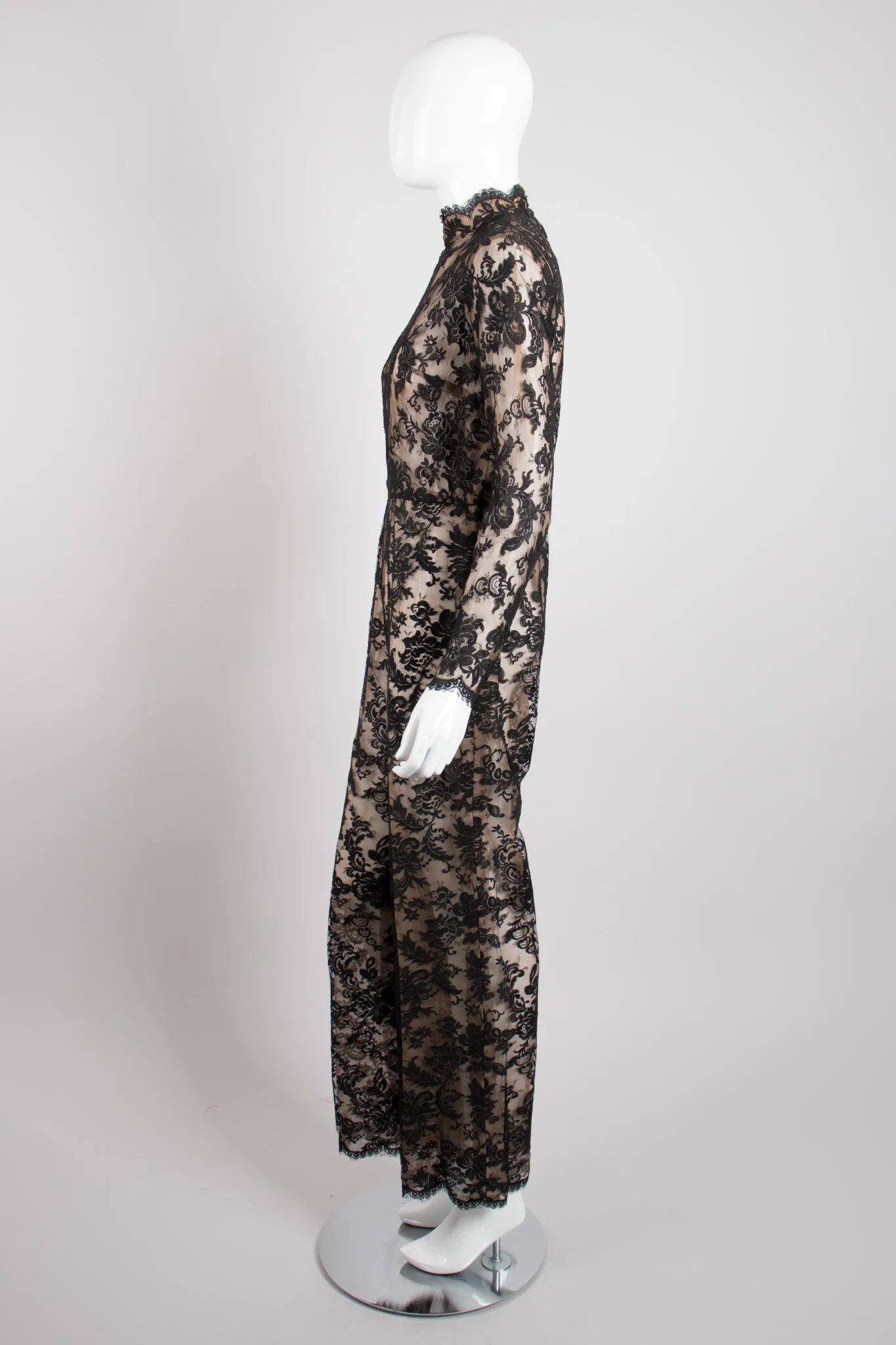 Sheer Lace Jumpsuit