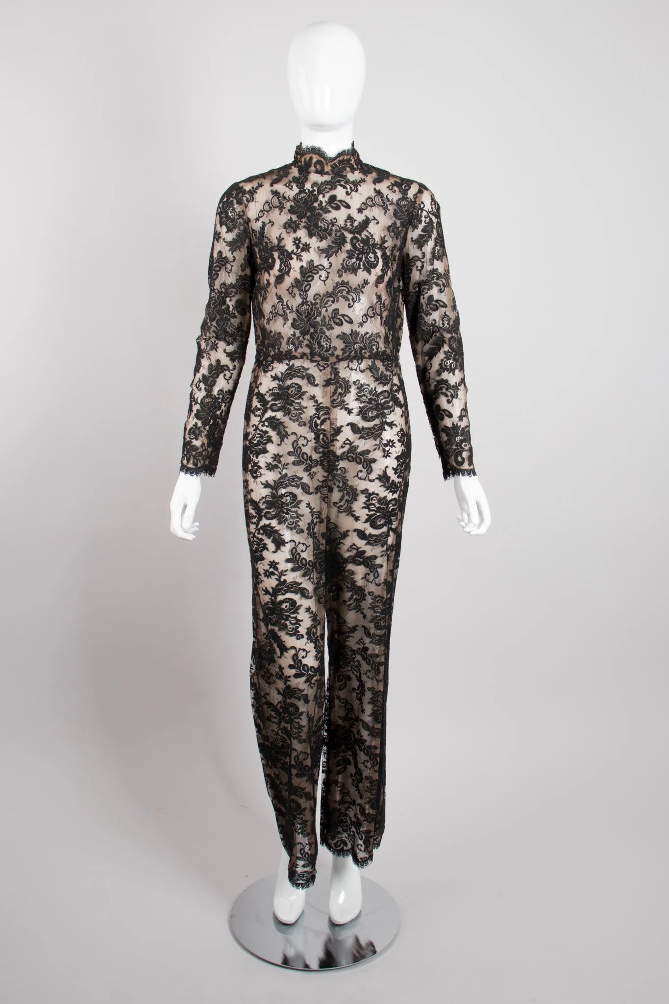 Sheer Lace Jumpsuit