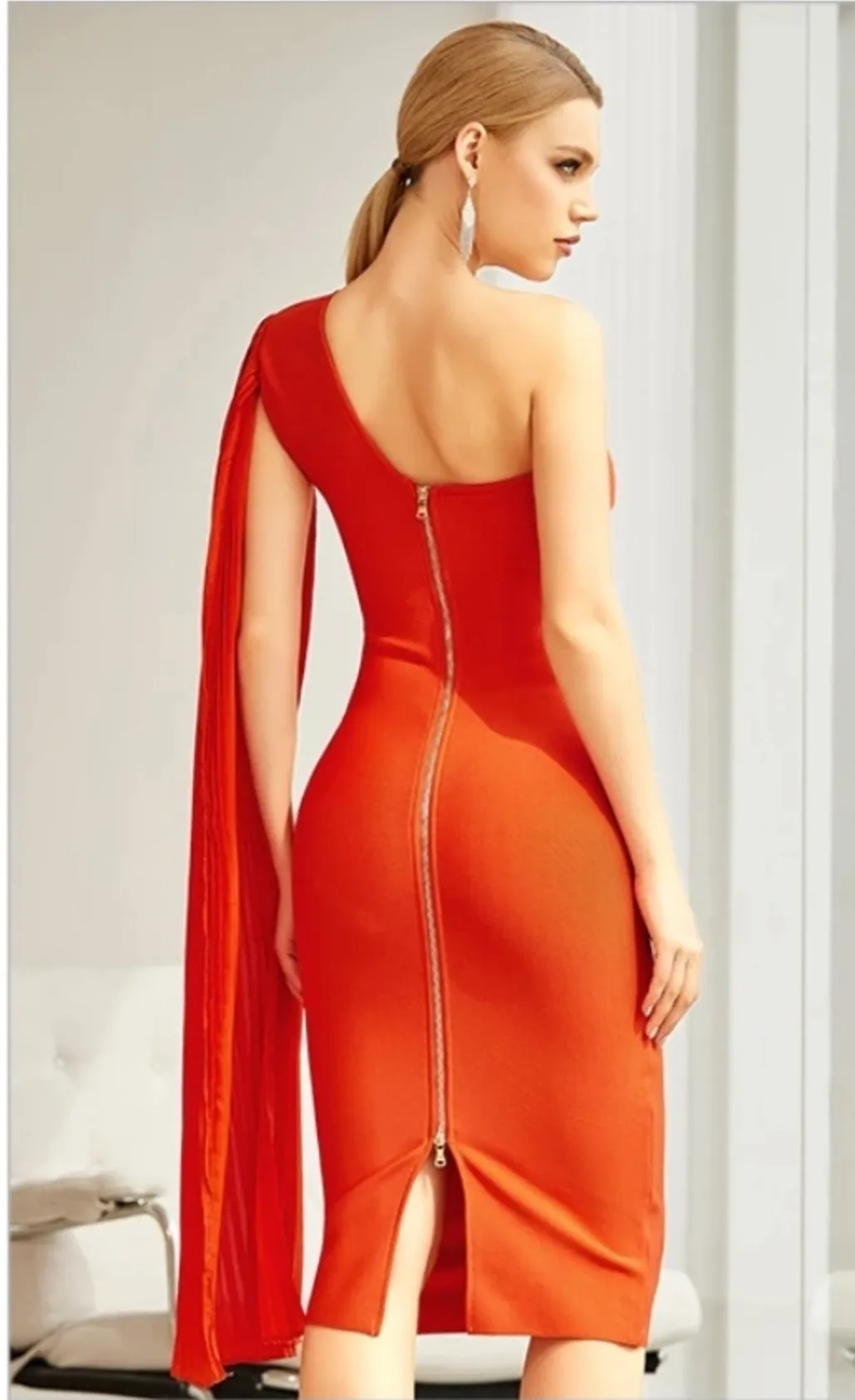 Shoulder me Down while I Fly Red Dress