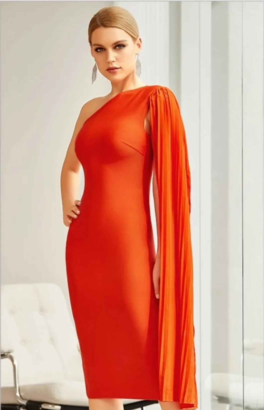 Shoulder me Down while I Fly Red Dress