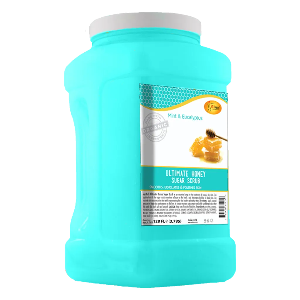 SpaRedi Ultimate Honey Sugar Scrub - Mint & Eucalyptus 128oz
