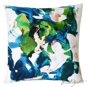 Splish Splash Outdoor Pillow