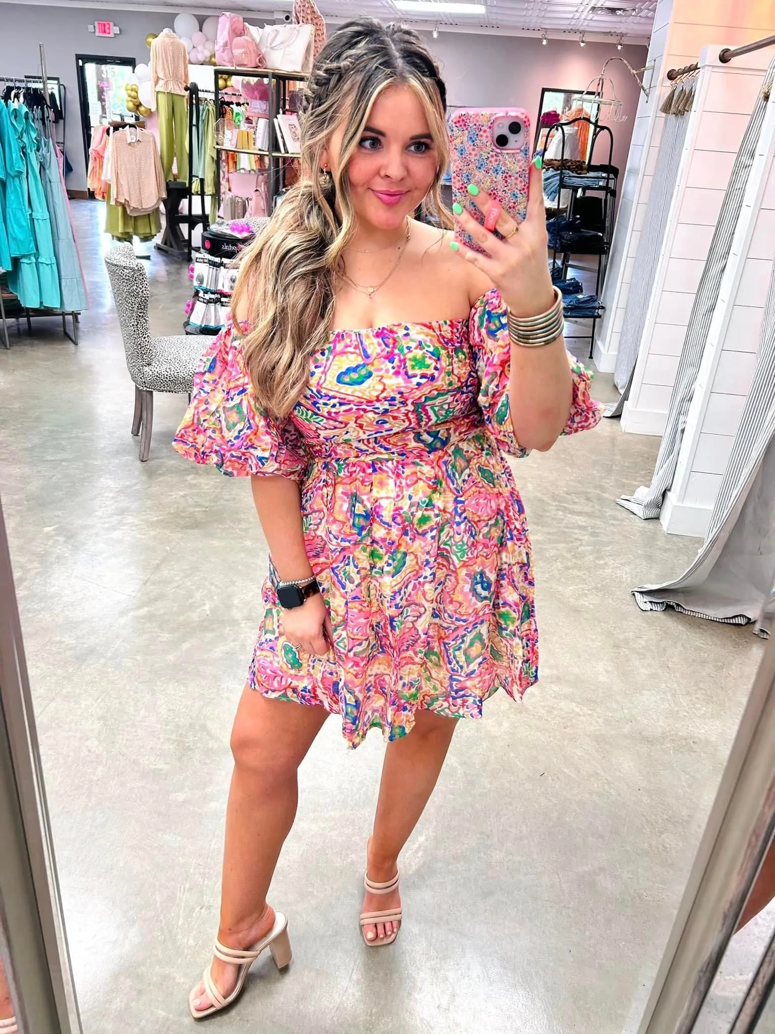 State of Happiness Printed Dress