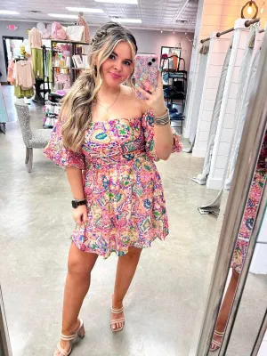 State of Happiness Printed Dress