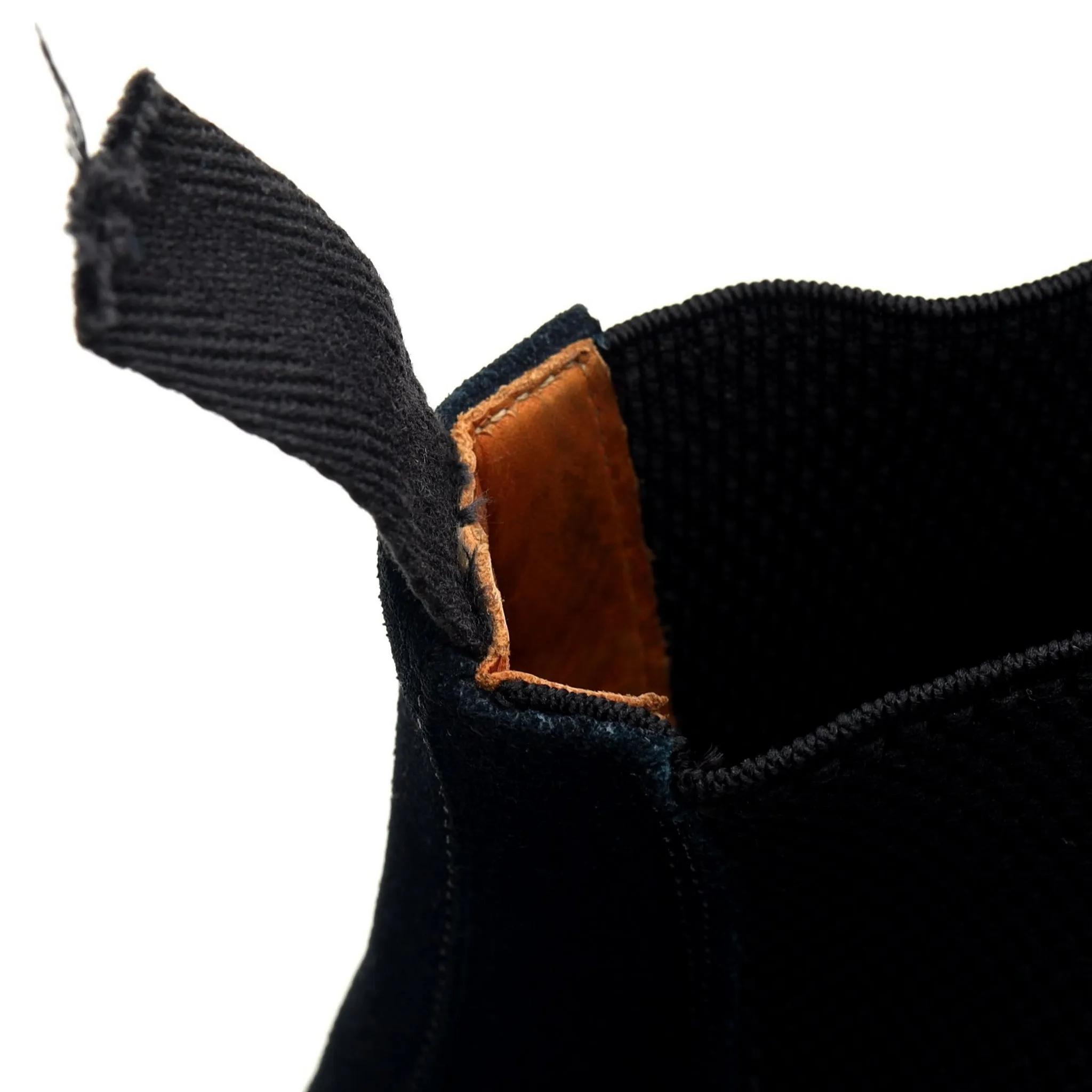 'Stephen' Navy Blue Suede Chelsea Boot UK 8