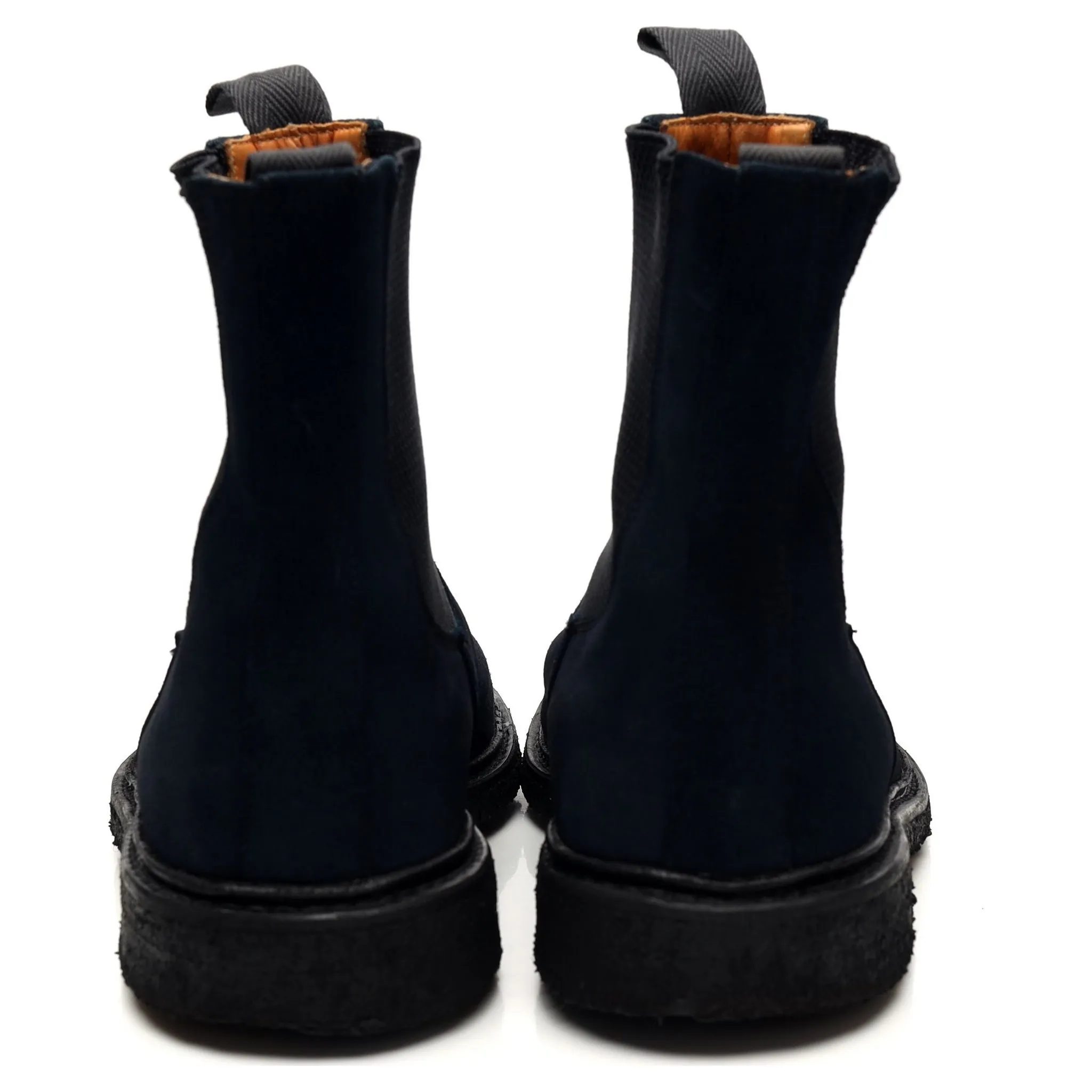 'Stephen' Navy Blue Suede Chelsea Boot UK 8