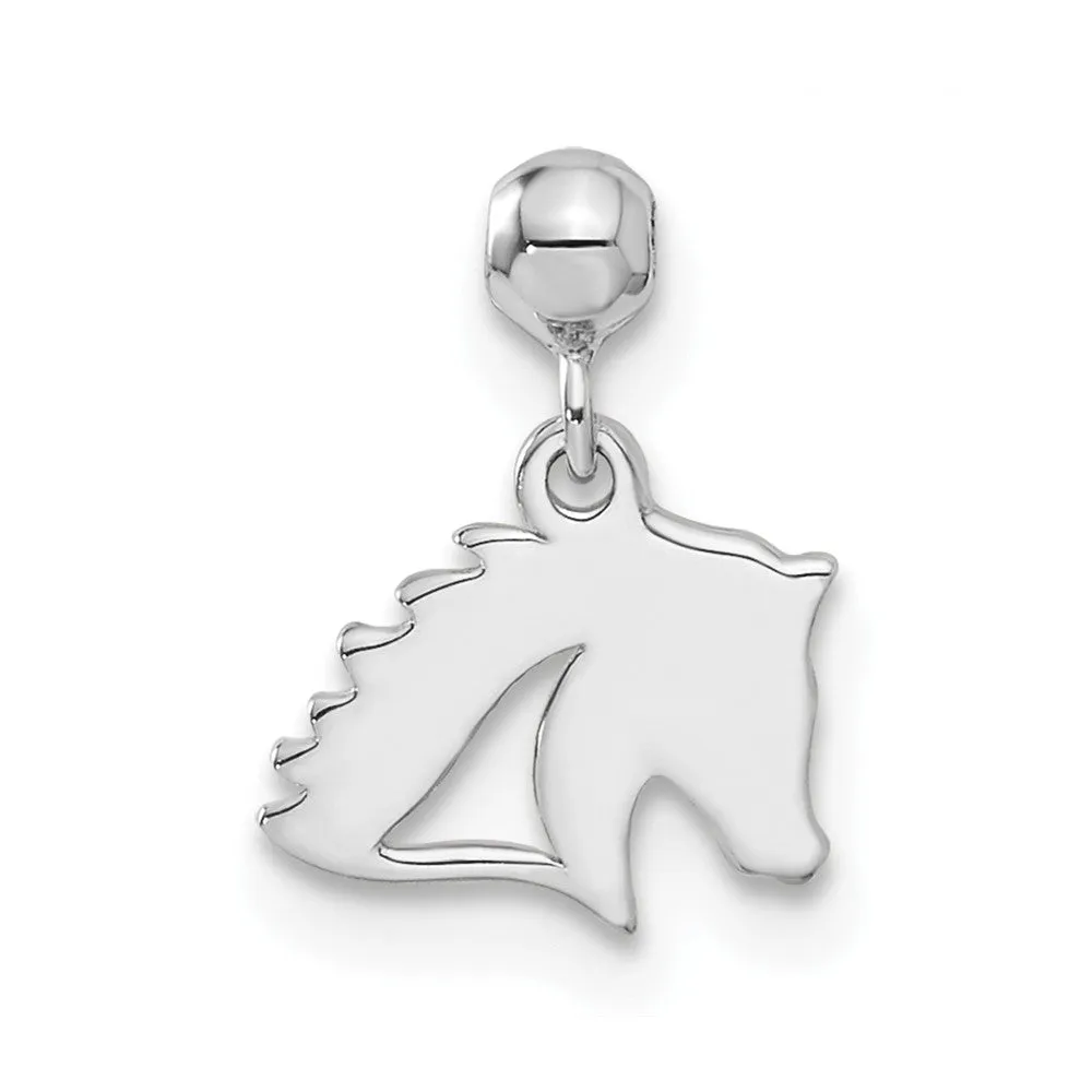 Sterling Silver Mio Memento Dangle Horse Charm