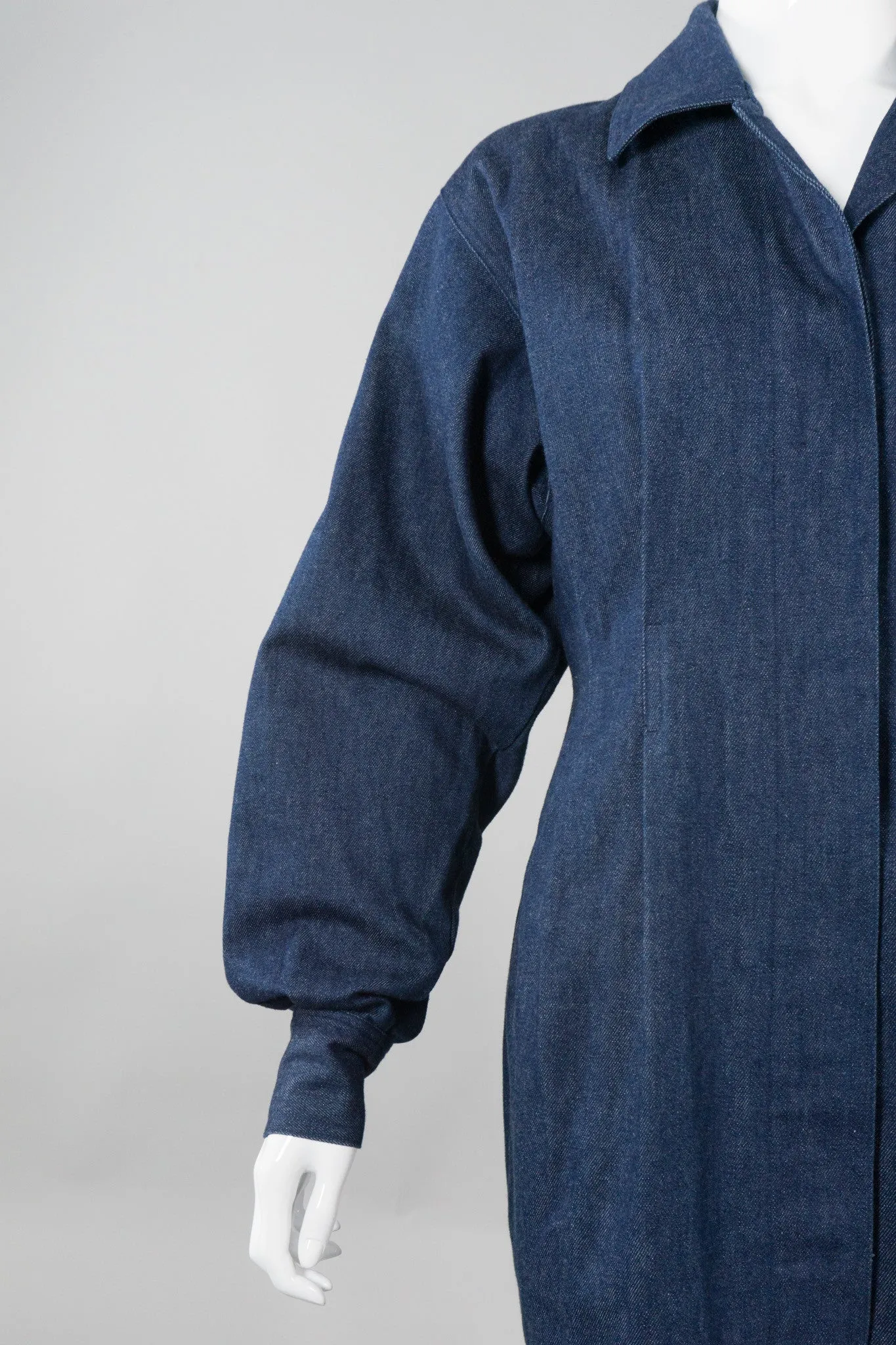 Structured Denim Dress