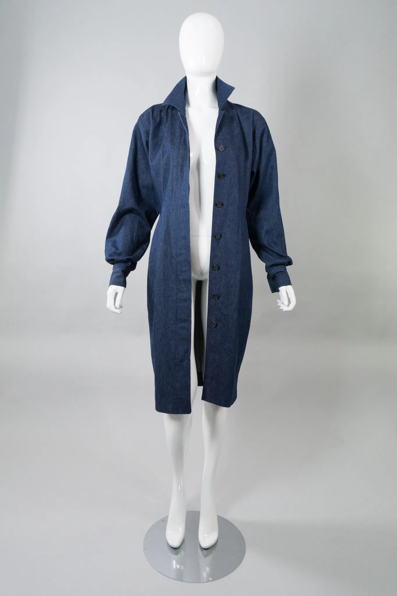 Structured Denim Dress
