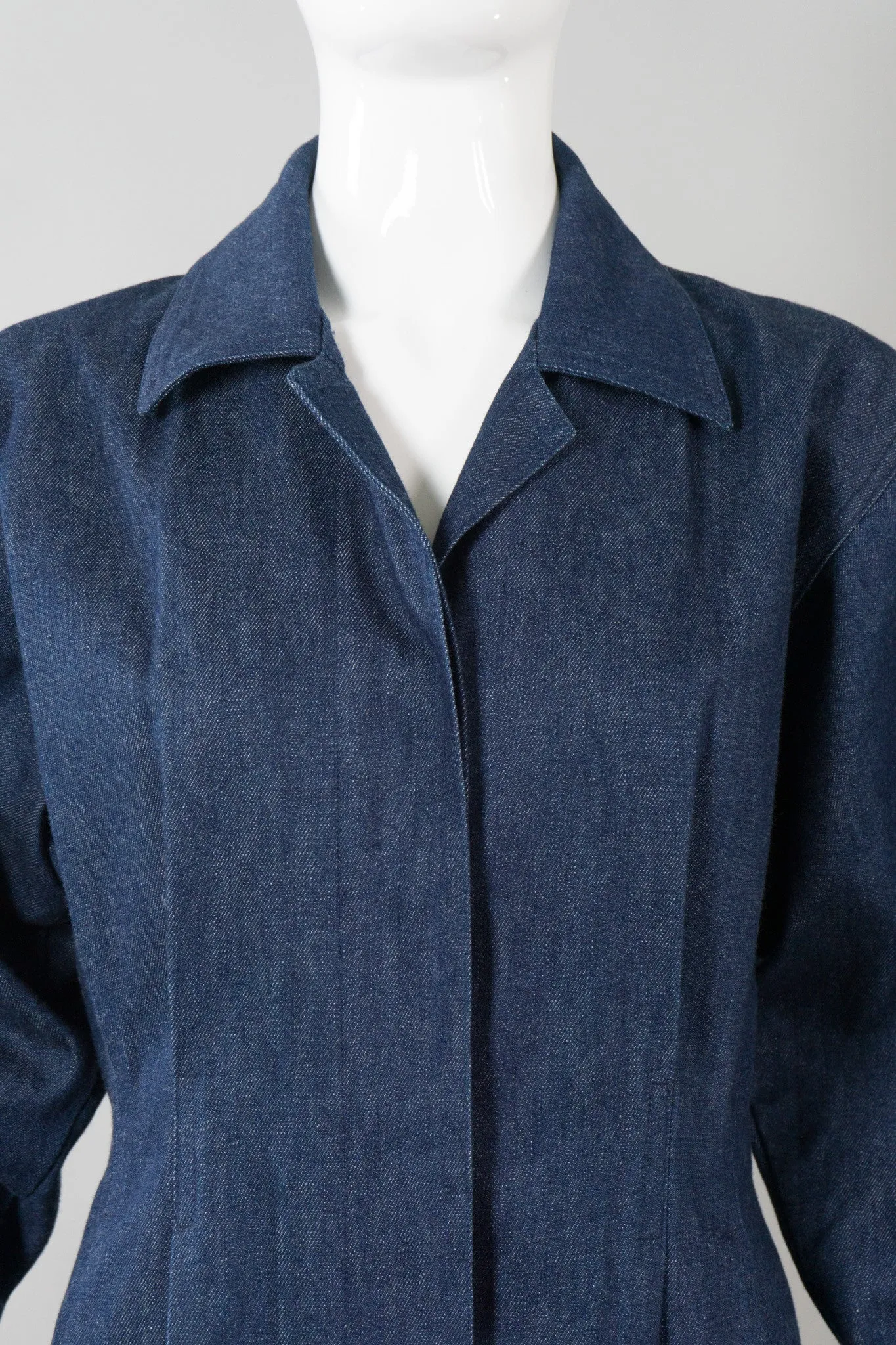 Structured Denim Dress