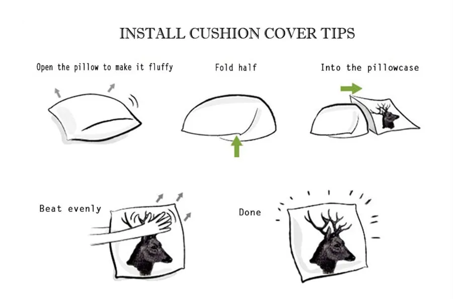 Stylish Dog Print Pillow Cases