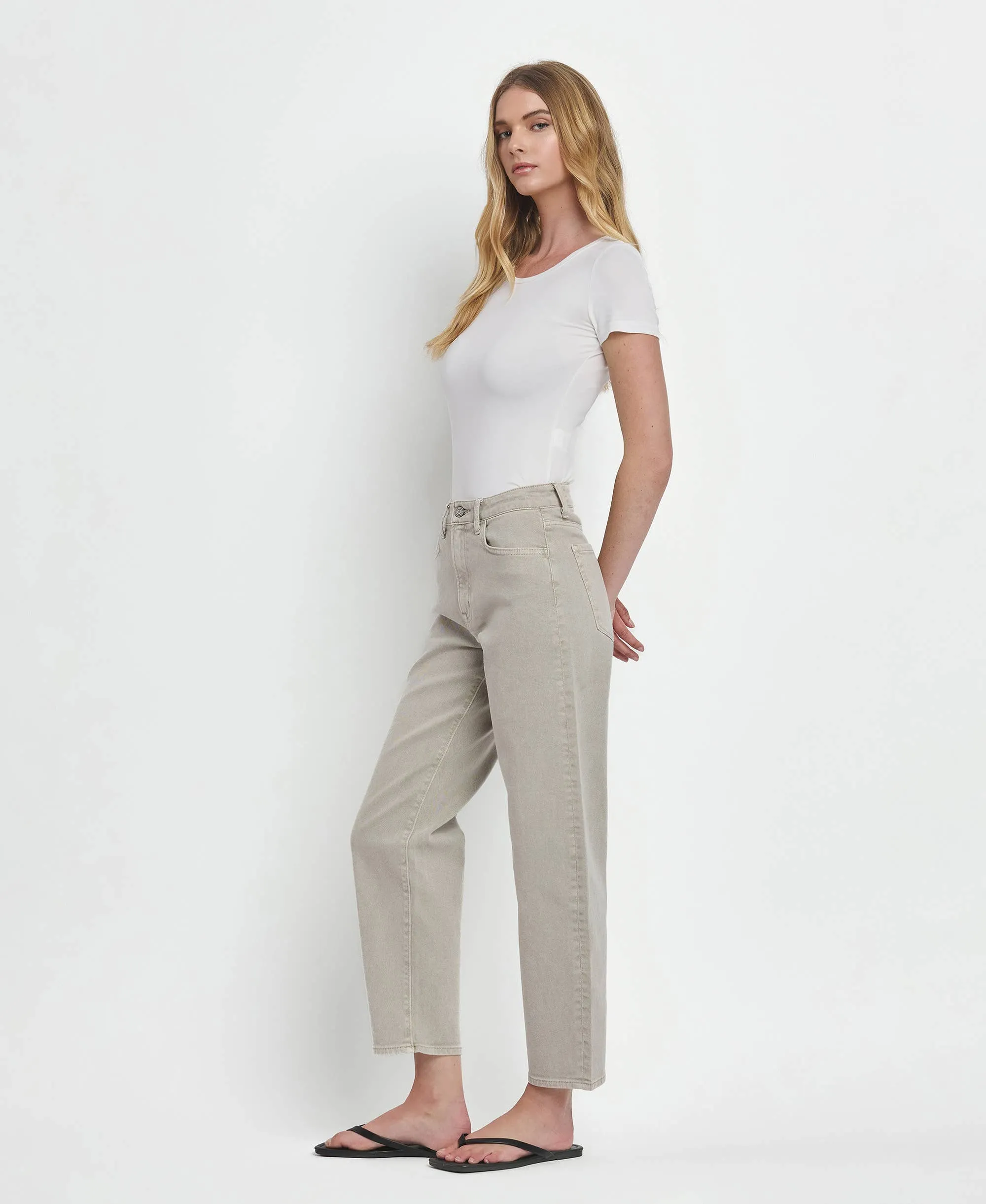 Super High Rise Slim Barrel Jeans