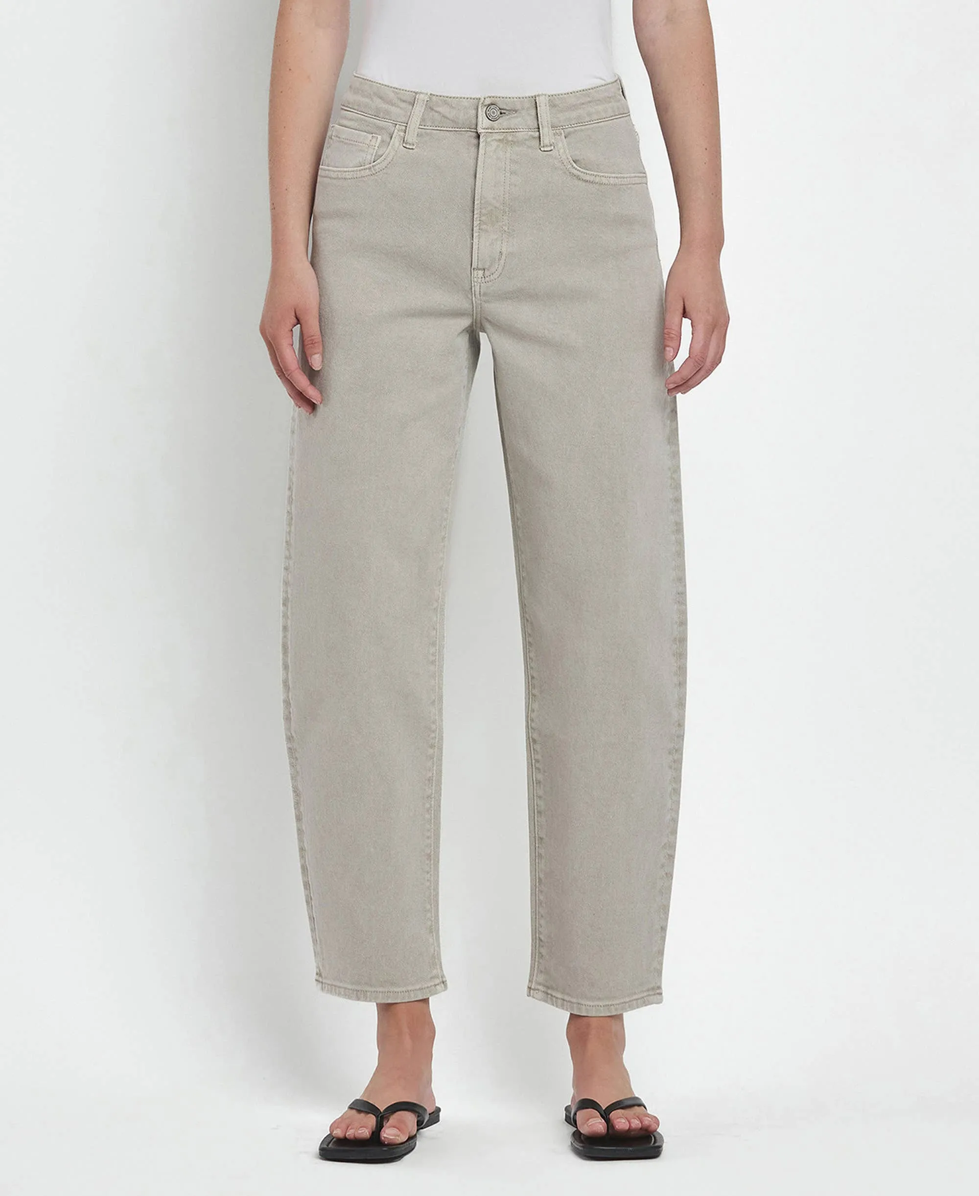 Super High Rise Slim Barrel Jeans