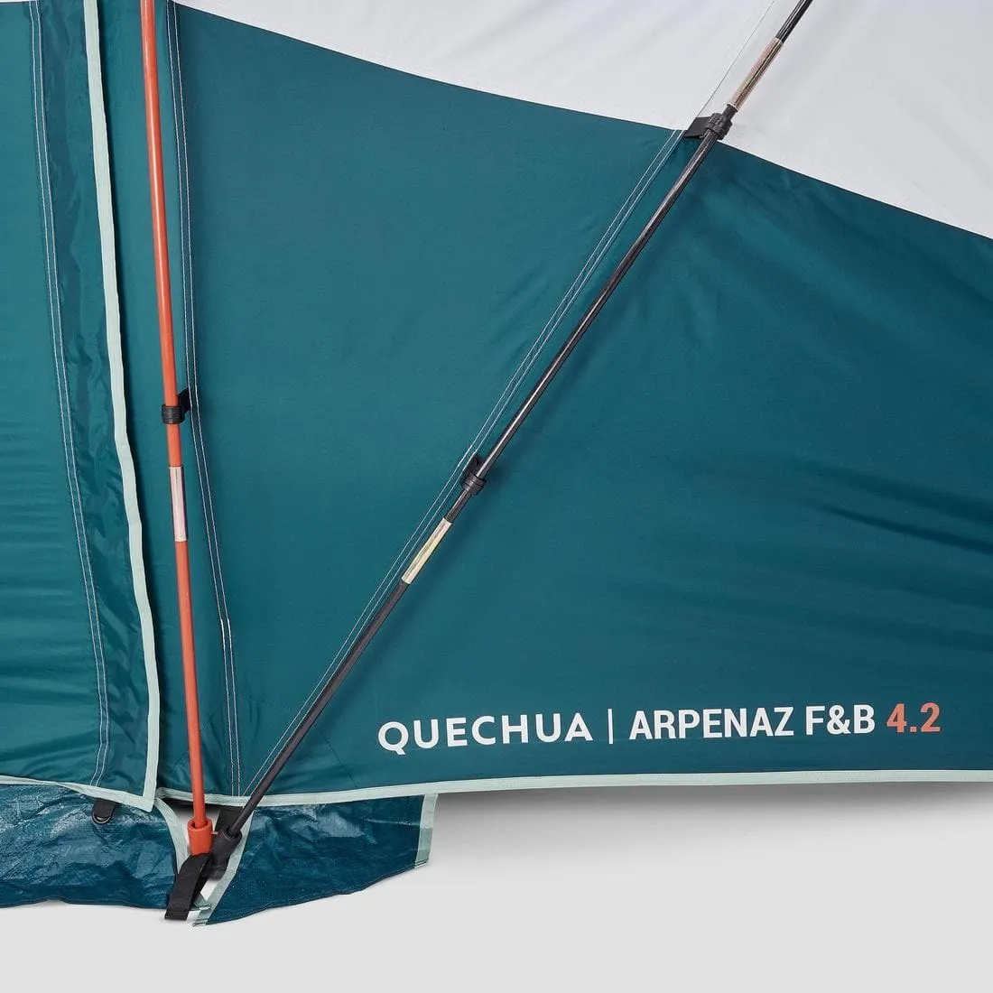 Tente à arceaux de camping - Arpenaz 4.2 F&B - 4 Places - 2 Chambres