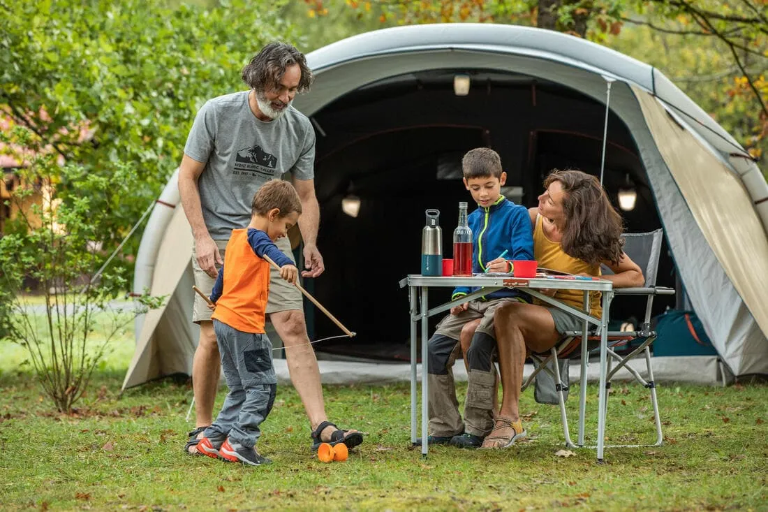 Tente gonflable de camping - air seconds 5.2 f&b - 5 places - 2 chambres