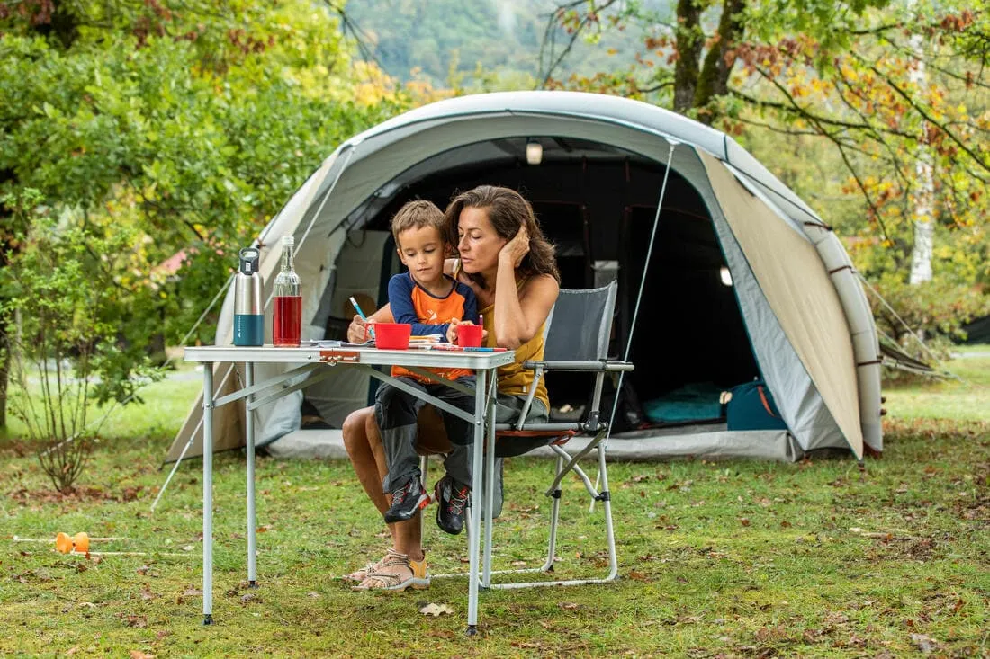 Tente gonflable de camping - air seconds 5.2 f&b - 5 places - 2 chambres
