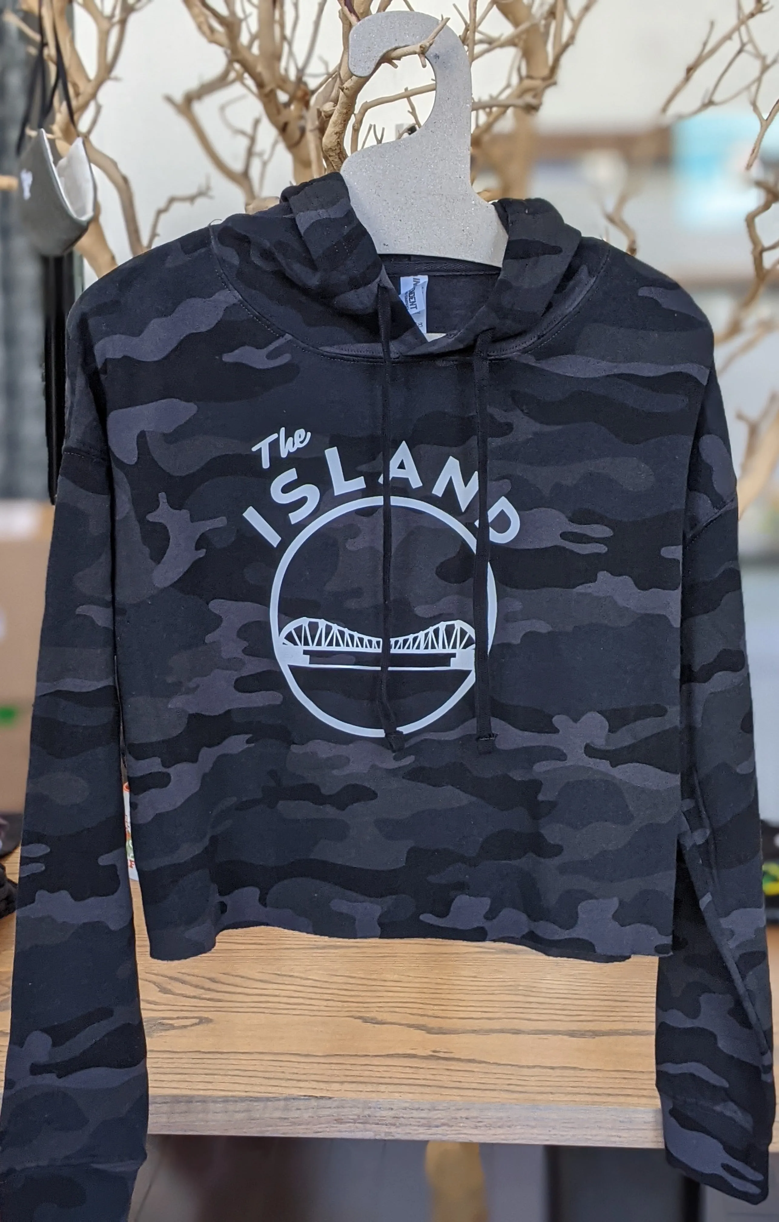 THE ISLAND ADULT CROPPED HOODIE