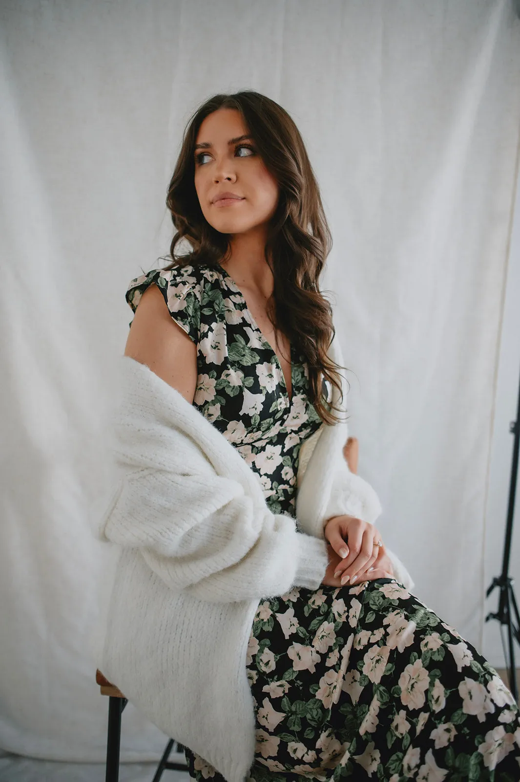 The Marlowe Cardigan - Snow