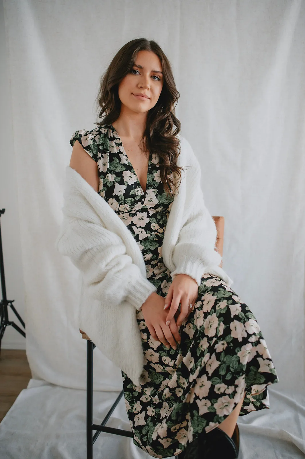 The Marlowe Cardigan - Snow