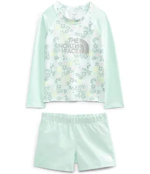 Toddlers' The North Face | Long Sleeve Flower Garden Sun Set | Jade