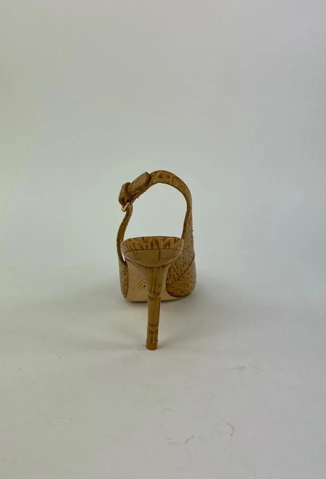 Tory Burch SZ6.5 Embossed Kitten Heels 6TBL1127