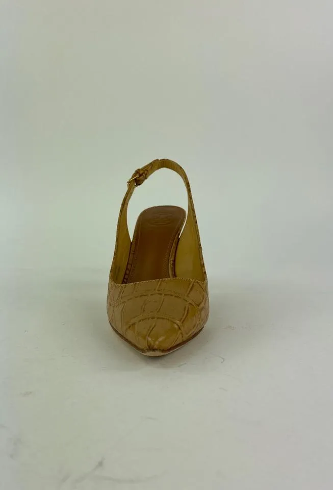 Tory Burch SZ6.5 Embossed Kitten Heels 6TBL1127