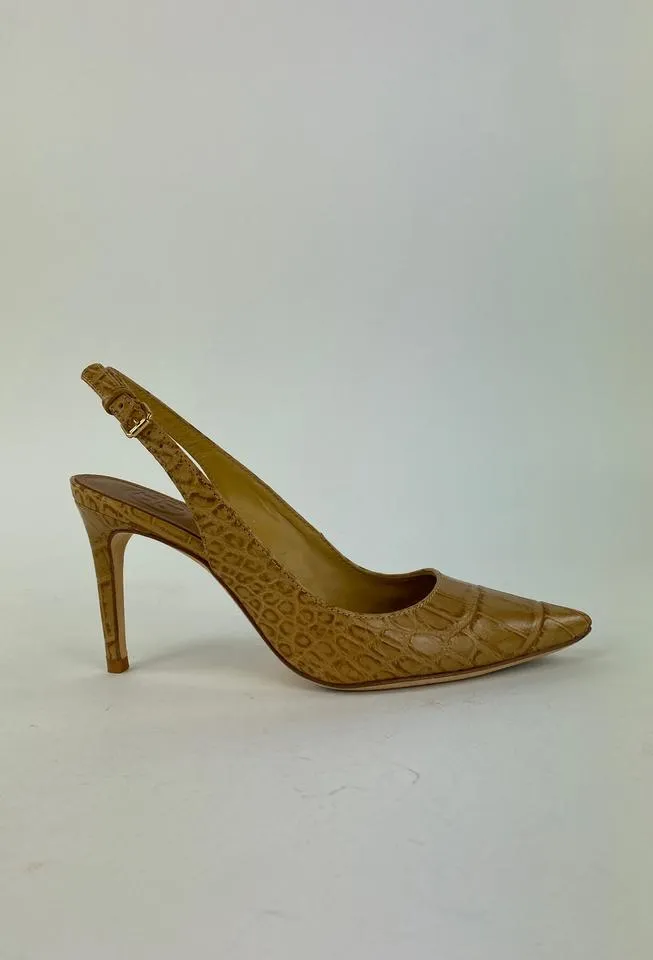 Tory Burch SZ6.5 Embossed Kitten Heels 6TBL1127