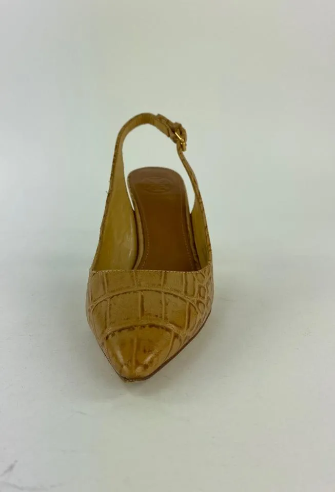 Tory Burch SZ6.5 Embossed Kitten Heels 6TBL1127
