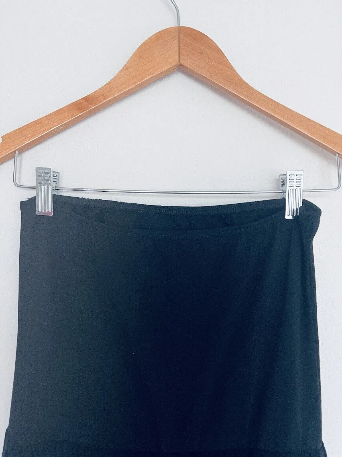 UNBRANDED Womens Black Stretch Strapless Dress Thick Quality Material