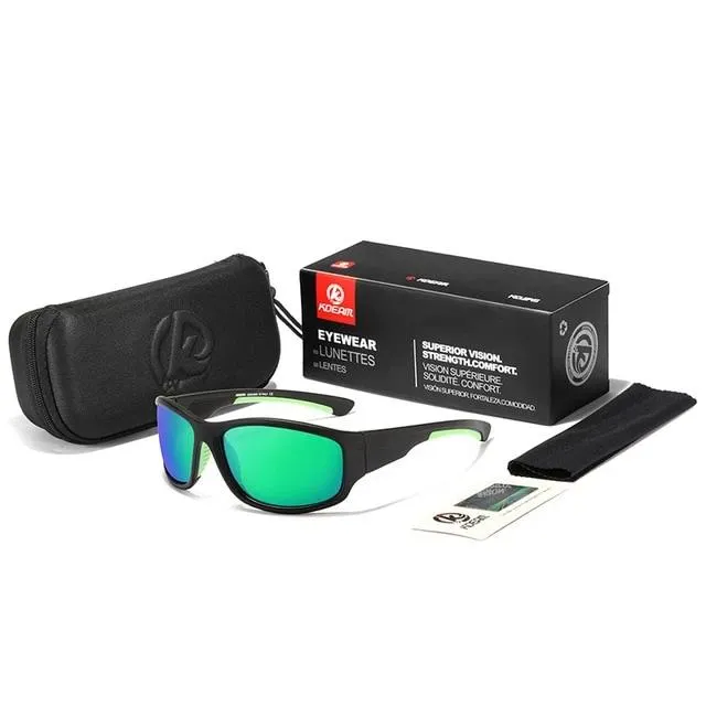 Unbreakable TR90 Sport  Men Excellent Outdoor Sunglasses