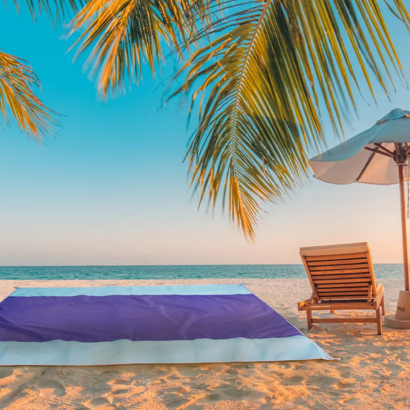 Upgrade Magic Sand Mat Beach Sandless Outdoor Waterproof Beach Mat