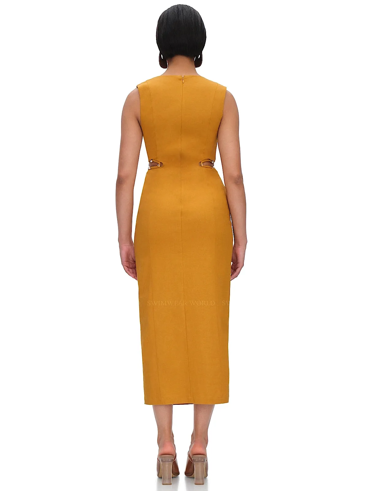 Vela Cut Out Midi Dress