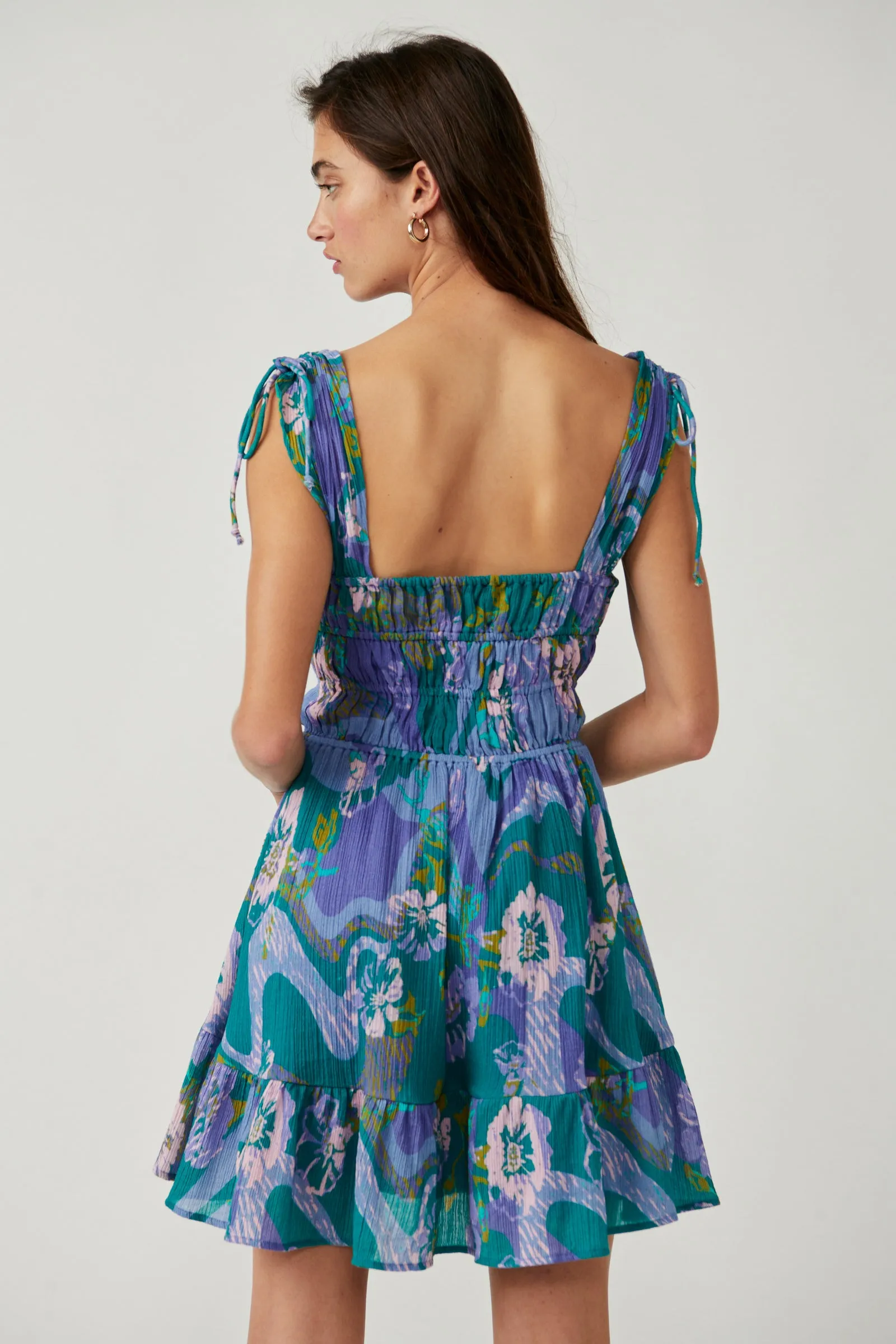VERNON MINI DRESS- RIVER COMBO