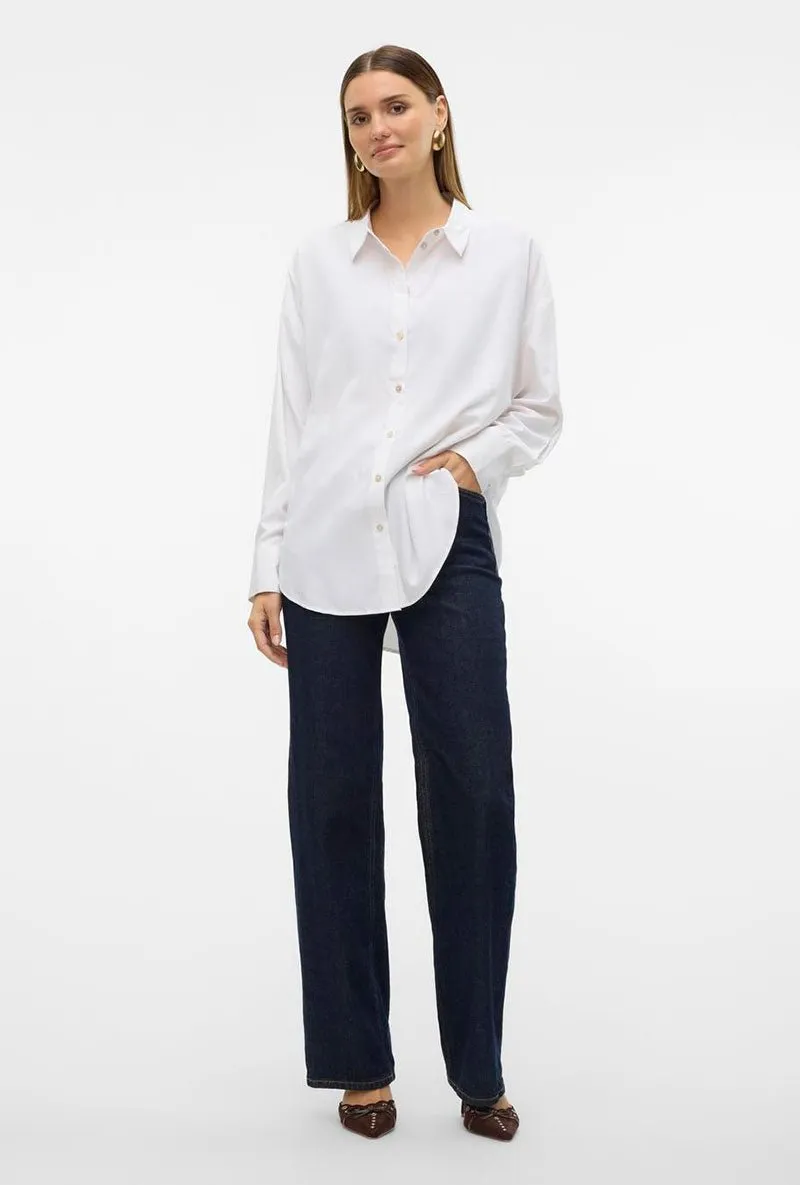 VERO MODA NORA LS OVERSIZE SHIRT
