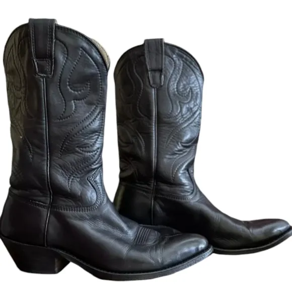 Vintage Stewart Boot Co 1977 Handmade Men’s  Cowboy *Beautiful Leather Size 8B